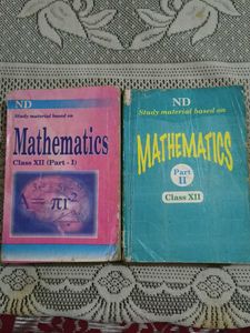 ND Mathematics for Class XII