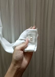White Blouson Top
