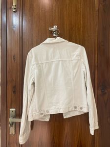 Stylish Beige Denim Jacket for women
