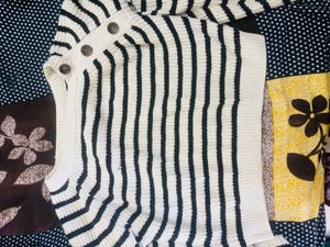 Striped Knit Sweater