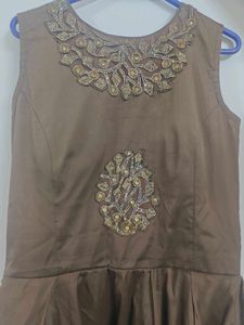Beautiful Brown Ethnic Gown