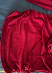 Maroon Long Sleeve Top