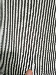 Striped T-Shirt with Smiley Patch m size