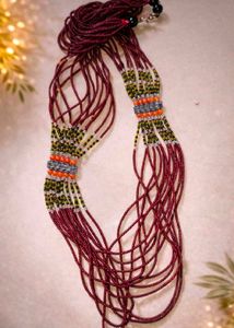 Boho Beaded Layered Necklace