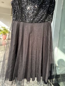 Black Net Tulle Dress