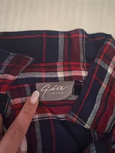 Classic Plaid Button-Up Shirt
