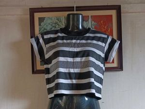 Striped Cropped Top