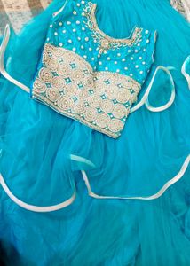 Women Blue Skirt Top 💙