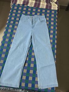 Light Blue Wide Leg Jeans