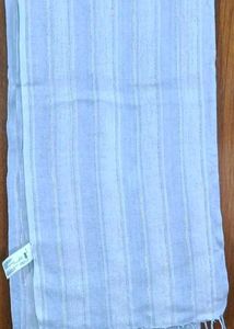 Lightweight Striped Scarf with Tassels