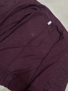 Elegant Burgundy Blouse