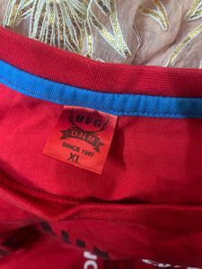 Red Graphic Print T-Shirt