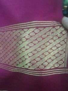 vintage  grey soft   mysore Silk saree