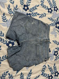 Light Wash Denim Shorts