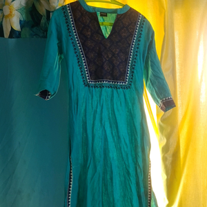 Teal Kurti