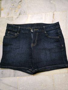 Dark Wash Denim Shorts