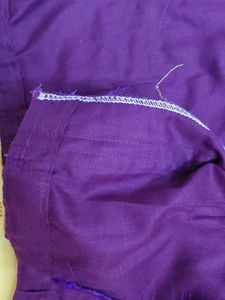 Beautifully Embroidered Purple Blouse