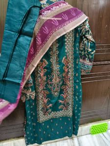 Elegant Teal Embroidered Kurta