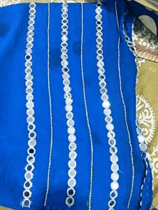 Royal Blue Colour Kurti With Dupatta