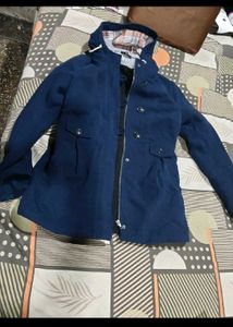 Blue Hooded Jacket dress and new facewash