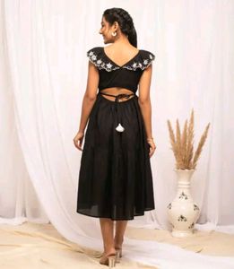 Elegant Black Sundress
