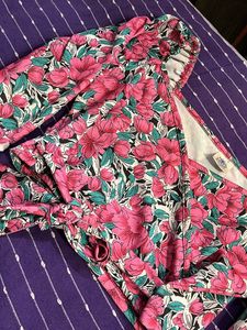 Floral Tie-up Crop Top