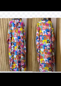 Colorful Printed dress shirt style