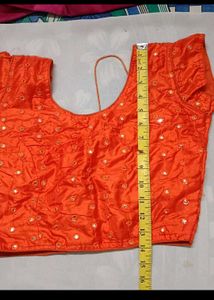 Orange blouse