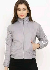 Lightweight Grey Track Jacket