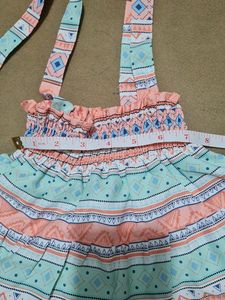 Charming Tiered Ruffle Pinafore Dress