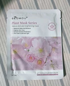 Seomou K-BEAUTY Sakura Brightening Sheet Mask