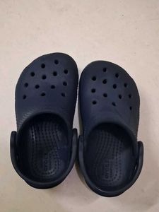 Navy Blue original Crocs for kids