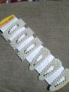 Pearl Hair Clips Set