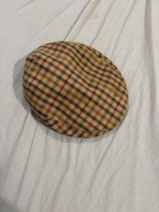 Daks Classic Plaid Flat Cap