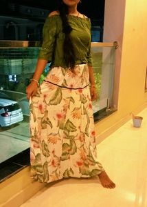 Floral Maxi Skirt