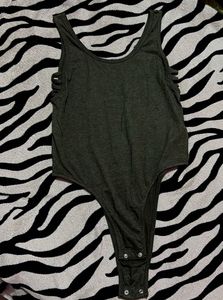 Bodysuit with Cut-out Sleeves