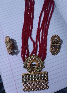 Crytal Mala Set Rani