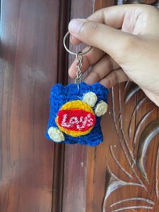 Handmade Lay's Chips Keychain