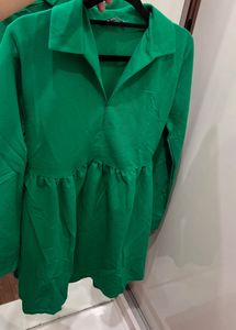 Zara Green dress