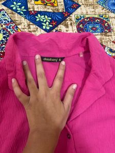 Pink Crop Top