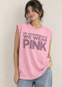 cute "On Wednesdays We Wear Pink" T
