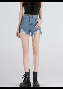 NewMe Distressed Denim Korean Style S