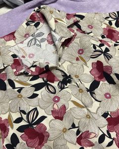 Floral Print Short Sleeve Dress