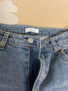 Women's Flared Blue Denim Jeans