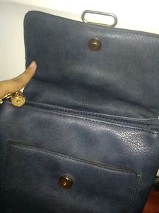 Stylish Navy Blue Crossbody Bag