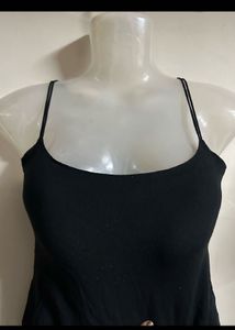 Black Spaghetti Strap Tank Top