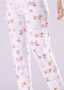 Cute Dog Print Pajama Set
