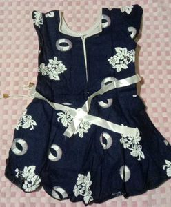 baby girls navy blue dress