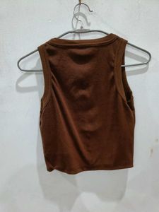 brown 🤎 crop top women