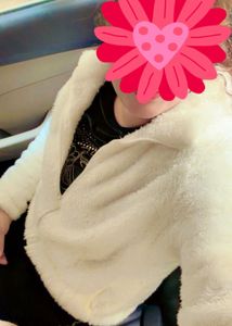 Cozy White Fleece Jacket